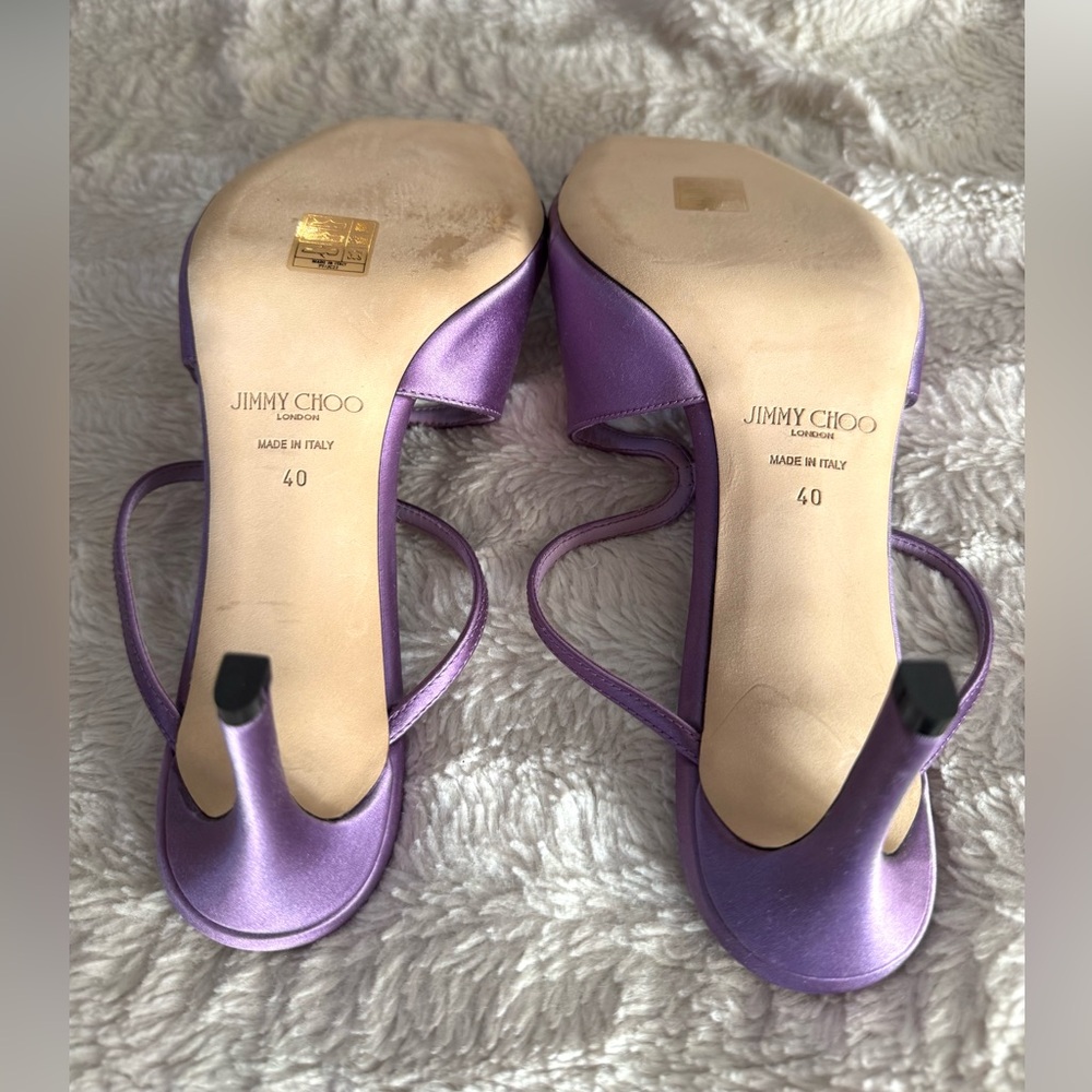 Jimmy Choo Anise Strappy Heel Mules - Picture 8 of 8